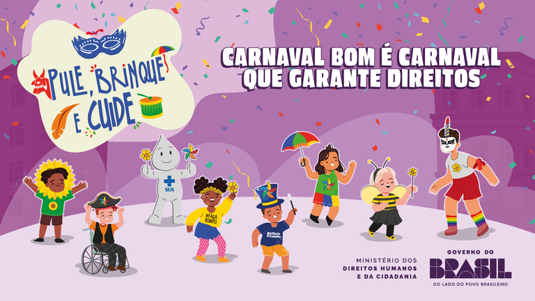 Campanha mobiliza sociedade para a proteção de crianças e adolescentes no Carnaval 2026 — Agência Gov