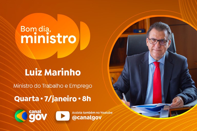 Luiz Marinho destaca marcos da geração de emprego no Brasil nesta quarta (7) — Agência Gov