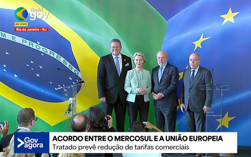 Presidentes da Comissão Europeia e Conselho Europeu se reúnem com Lula. Assista — Agência Gov