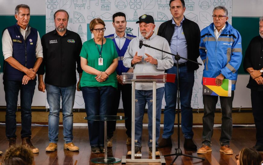 Financiamentos a desabrigados em Minas seguirão modelo do RS, diz Lula