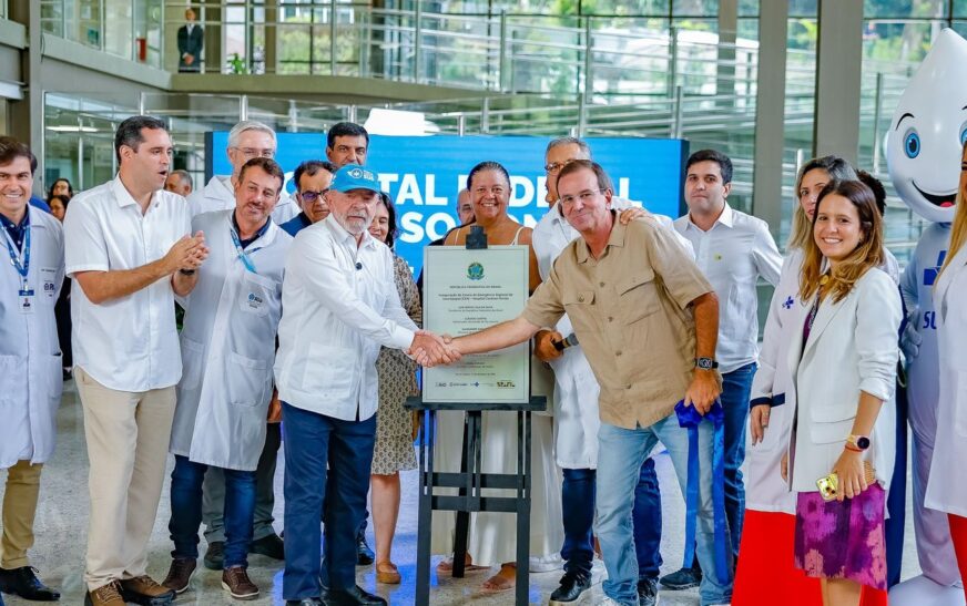 Lula inaugura pronto-socorro do Hospital Federal Cardoso Fontes no Rio