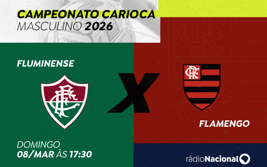 Fla-Flu na final do Carioca tem transmissão ao vivo na Rádio Nacional, neste domingo (8) — Agência Gov