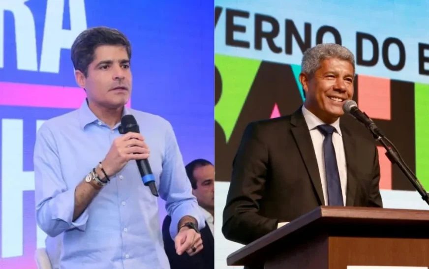 Pesquisa da Genial/quaest revela empate técnico entre Jerônimo Rodrigues e ACM Neto em 1° turno