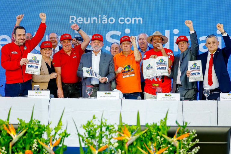 Presidente Lula recebe reivindicações de centrais sindicais para o período de 2026 a 2030 — Agência Gov