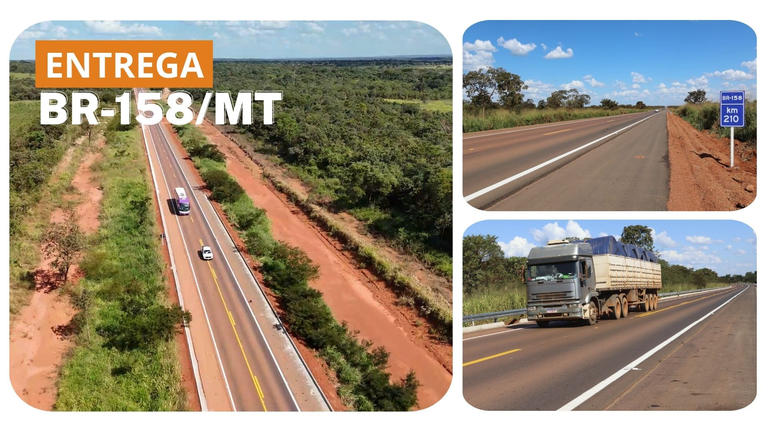 DNIT entrega 12 quilômetros pavimentados na BR-158/MT — Agência Gov
