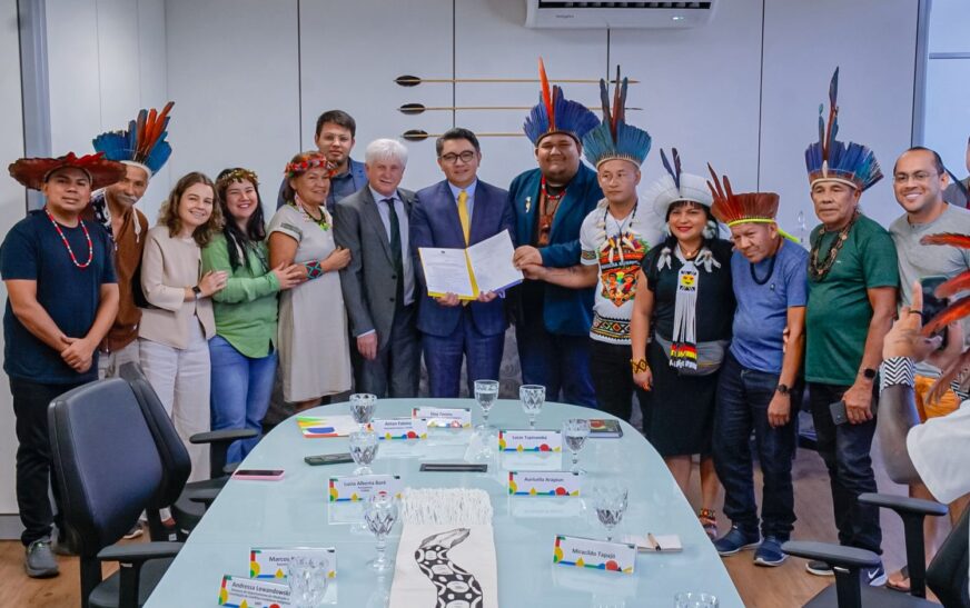 Eloy Terena oficializa o Fórum Regional Territórios Ancestrais do Tapajós — Agência Gov