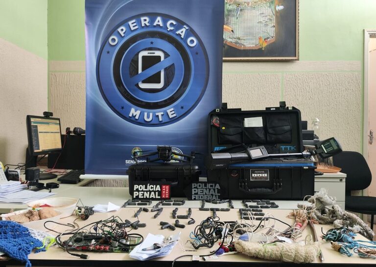 Operação Mute retira 680 celulares de presídios e reforça combate ao crime organizado — Agência Gov