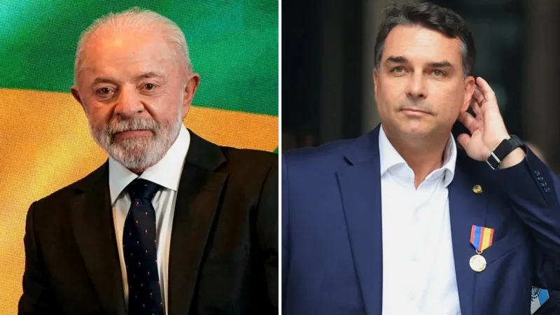 Pesquisa Nexus/BTG mostra Lula à frente de Flávio Bolsonaro em eventual 2º turno