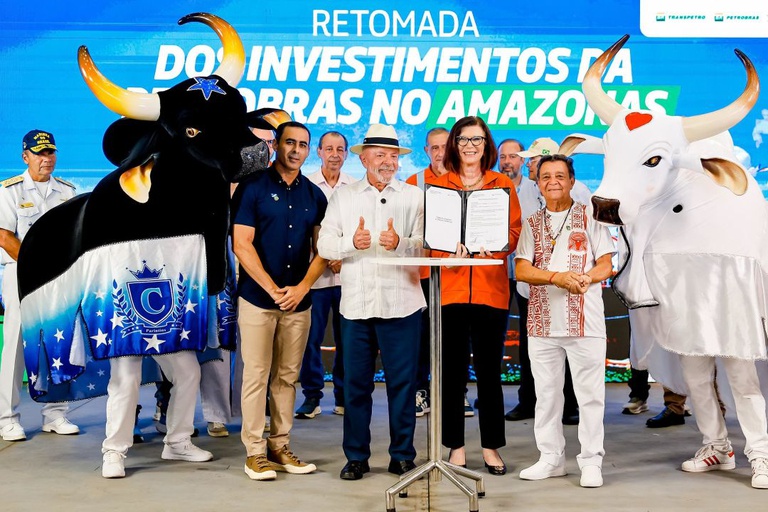 ‘Quando a gente quer, a gente faz esse país dar certo’, diz Lula, ao anunciar investimentos da Petrobras no Amazonas — Agência Gov