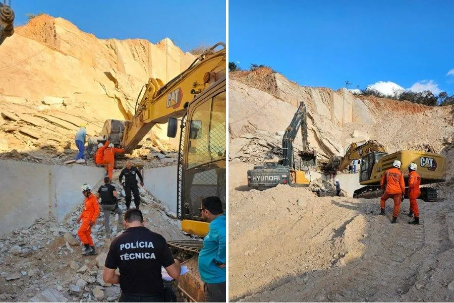 Trabalhador morre soterrado em pedreira na Bahia e prefeitura aponta irregularidade da empresa