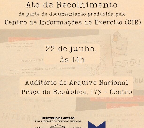Arquivo Nacional recebe documentação inédita do Centro de Informações do Exército — Agência Gov