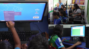 Crianças de escolas públicas remotas do Amapá usam computador pela primeira vez — Agência Gov