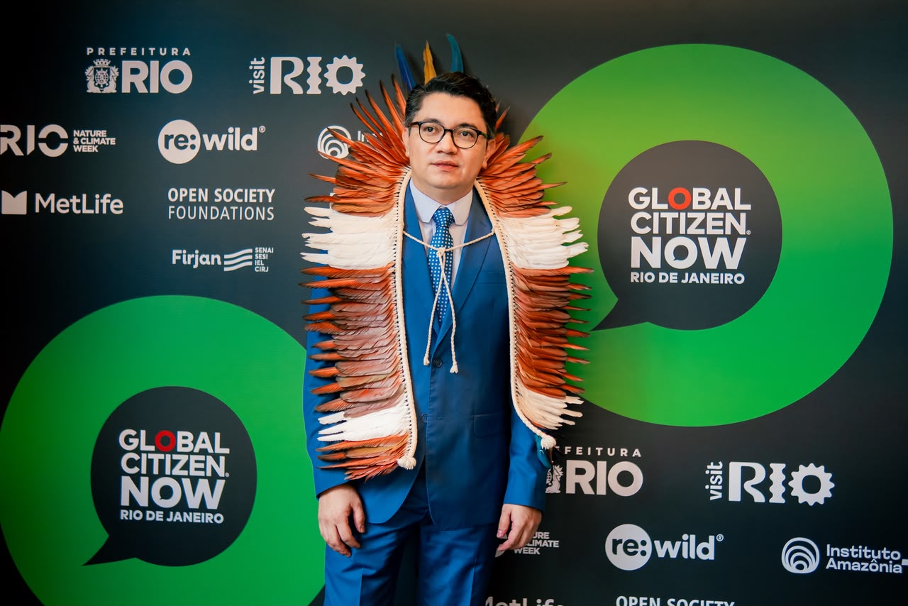 ‘Crise climática é discussão sobre democracia’, afirma Eloy Terena em conferência internacional no Rio — Agência Gov