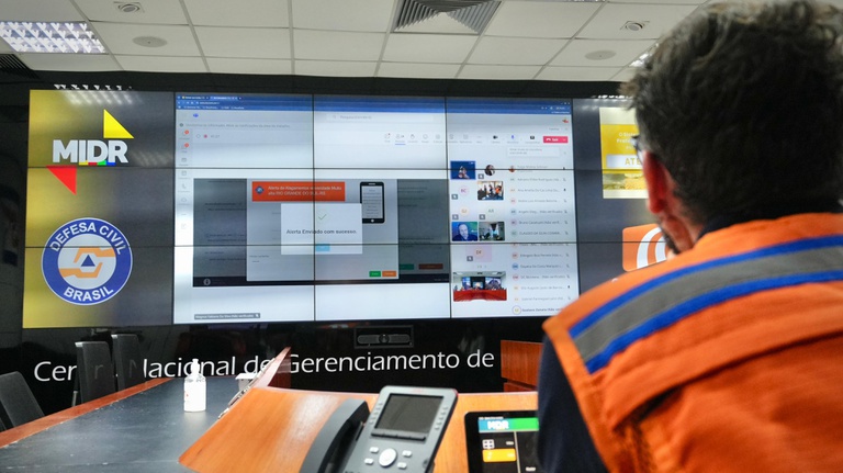 Defesa Civil Alerta mantém operação durante fase de testes — Agência Gov
