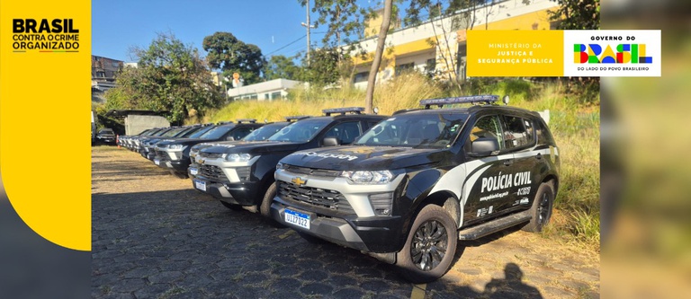 Fundo Nacional de Segurança Pública viabiliza mais de 270 viaturas para MG e SP — Agência Gov