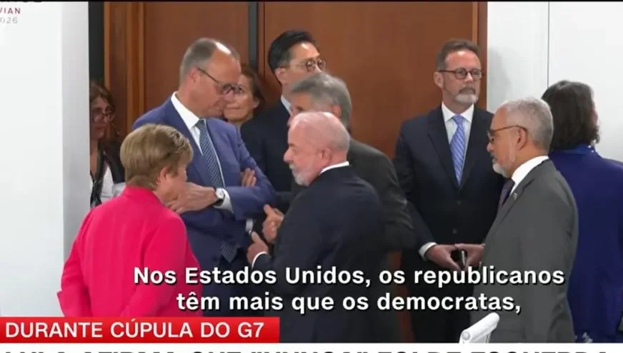 Lula diz que “nunca foi esquerdista” durante conversa com presidente do FMI na cúpula do G7; assista