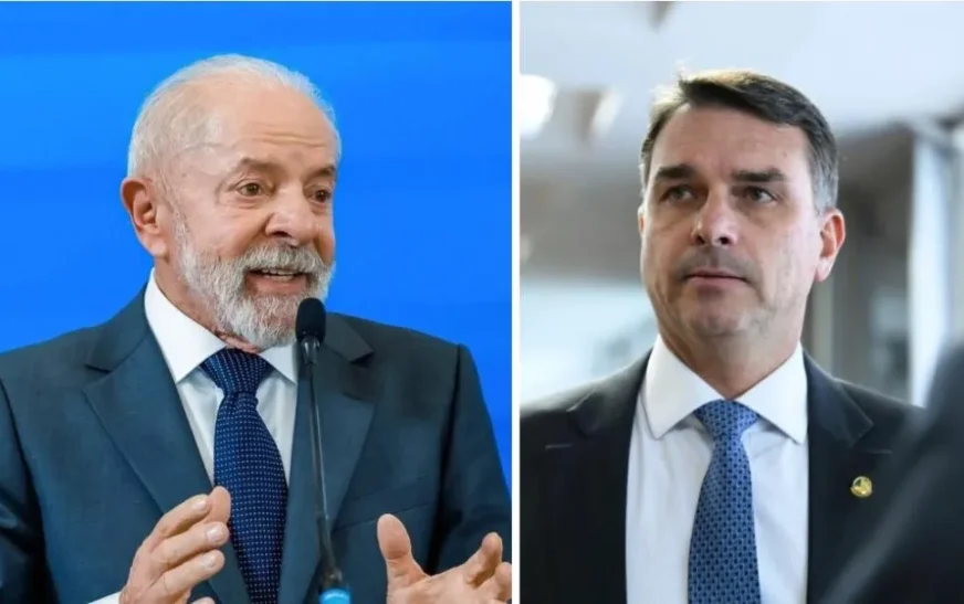 Lula lidera corrida presidencial com 39%, enquanto Flávio Bolsonaro recua para 29%
