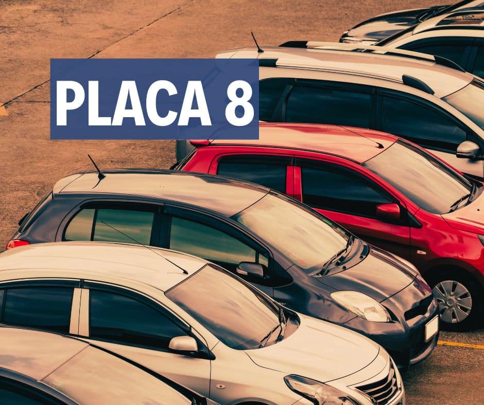 Reta final para placa final 8 aproveitar 8% de desconto no IPVA