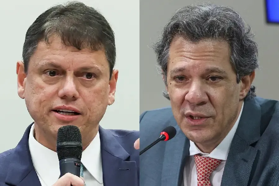 Tarcísio tem 51,8%, e Haddad, 37,5% no 1º turno em SP