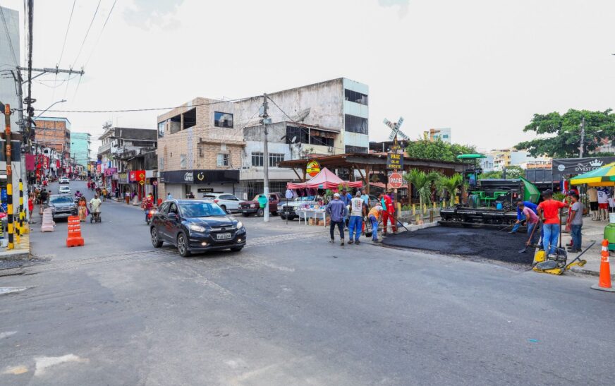 VLI inicia manutenção em linha férrea; trecho da Av. Antônio Paterson fica interditado até o fim da tarde – Imprensa Bahia