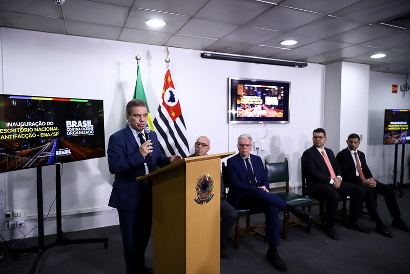 Governo inaugura Escritório Nacional Antifacção em SP e fortalece integração das forças de segurança — Agência Gov
