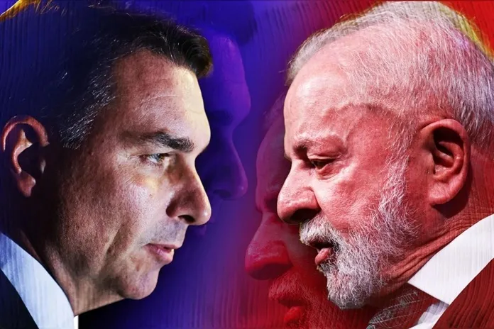 Flávio Bolsonaro ultrapassa Lula e chega a 45,1%, mostra pesquisa
