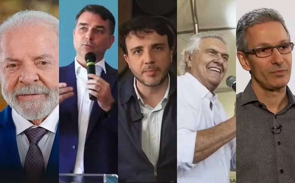 Jingles de Lula, Flávio, Renan e Caiado apostam em ritmos diferentes para conquistar eleitores