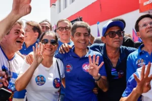 ACM Neto chega a 56,42% dos votos válidos e venceria eleição na Bahia no 1º turno