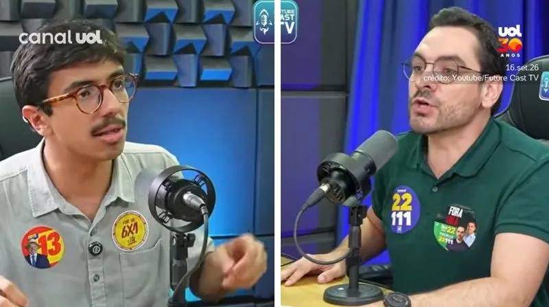 Candidatos do PL de Bolsonaro e do PT de Lula trocam agressões em debate