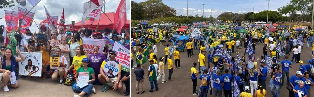 Direita pede saída de Moraes em Brasília, enquanto esquerda defende fim da escala 6×1