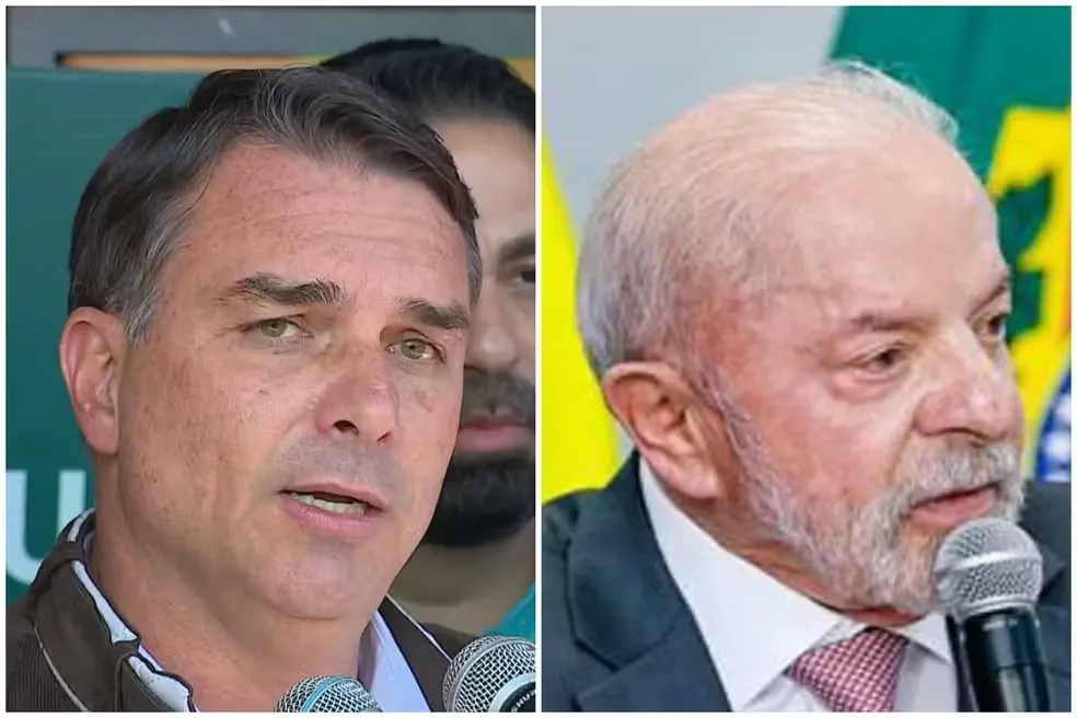 Lula e Flávio Bolsonaro ficam tecnicamente empatados no 1º e no 2º turno