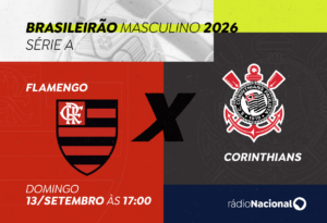 Neste domingo (13), Rádio Nacional transmite clássico nacional entre Flamengo e Corinthians — Agência Gov
