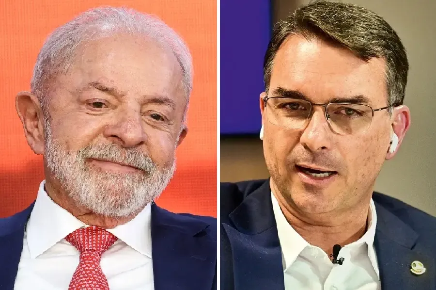 Pesquisa Quaest mostra Flávio Bolsonaro à frente de Lula