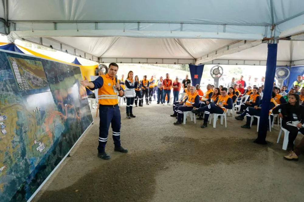 Simulado programado testa resposta a emergencias da Barragem Santa Rita