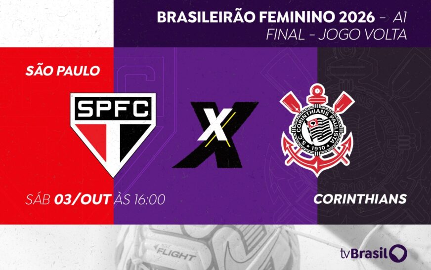 Neste sábado, TV Brasil transmite finalíssima entre São Paulo x Corinthians — Agência Gov