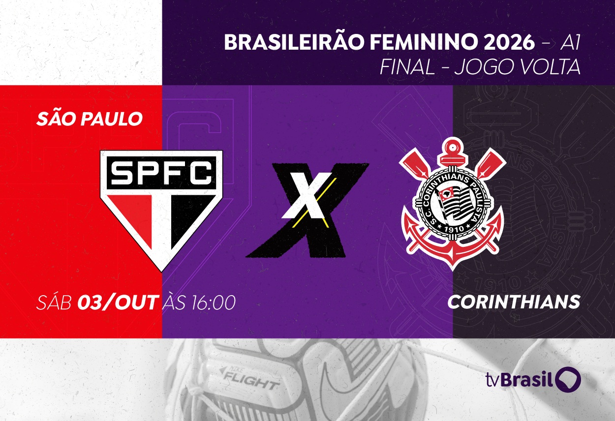 Neste sábado, TV Brasil transmite finalíssima entre São Paulo x Corinthians — Agência Gov