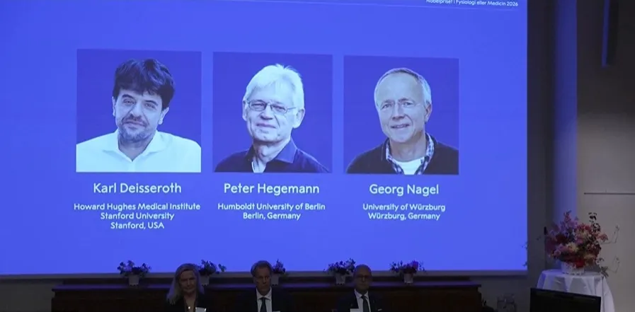 Nobel de Medicina 2026 vai para trio que revolucionou estudos sobre o cérebro com luz