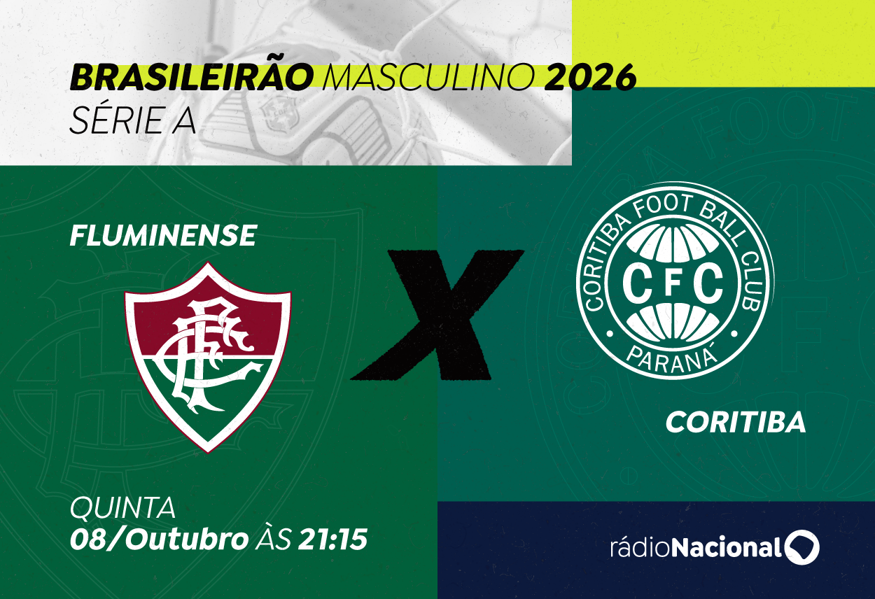 Rádio Nacional transmite Fluminense x Coritiba pelo Brasileirão nesta quinta (8) — Agência Gov